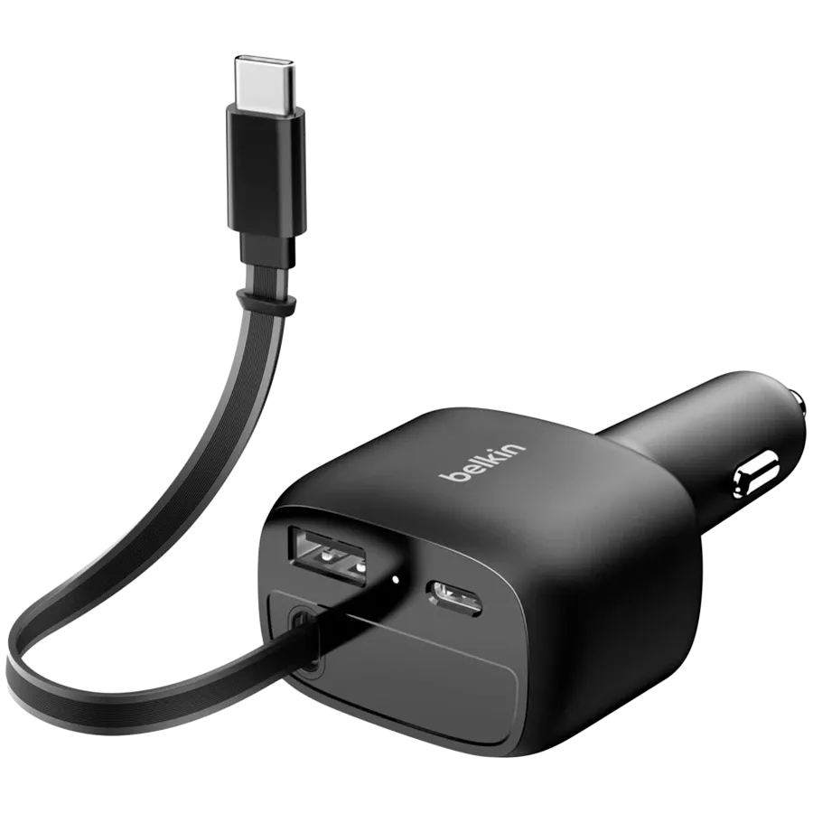 BELKIN Car Adapter 2*USB USB-C 75W — 5