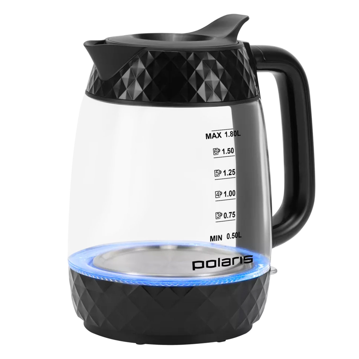 Electric kettle POLARIS PWK 1809CGL BK — 4