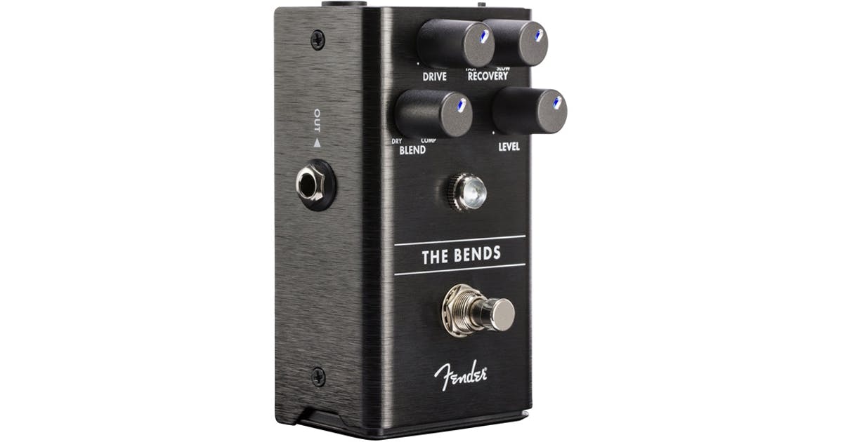 Fender The Bends Compressor Electric Guitar Effects Pedal — 2