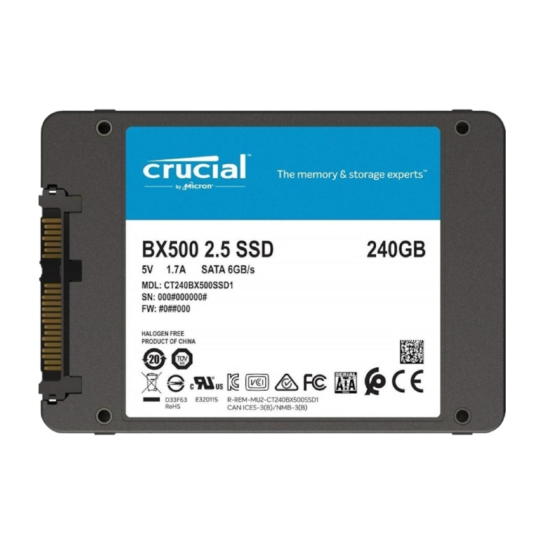 SSD Crucial BX500 SATA — 2