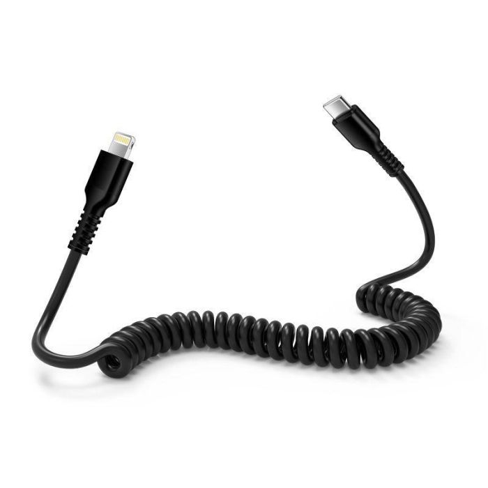 Evelatus AutoSpring Coiled Cable USB C to LTG 1. 1040769 — 2