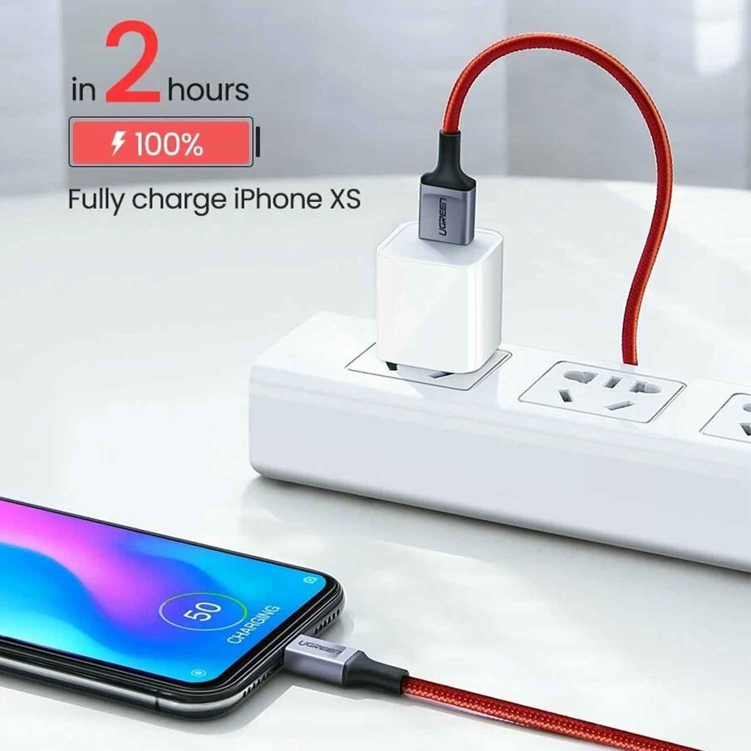 Cable UGREEN US293 USB-A to Lightning 80635 — 6
