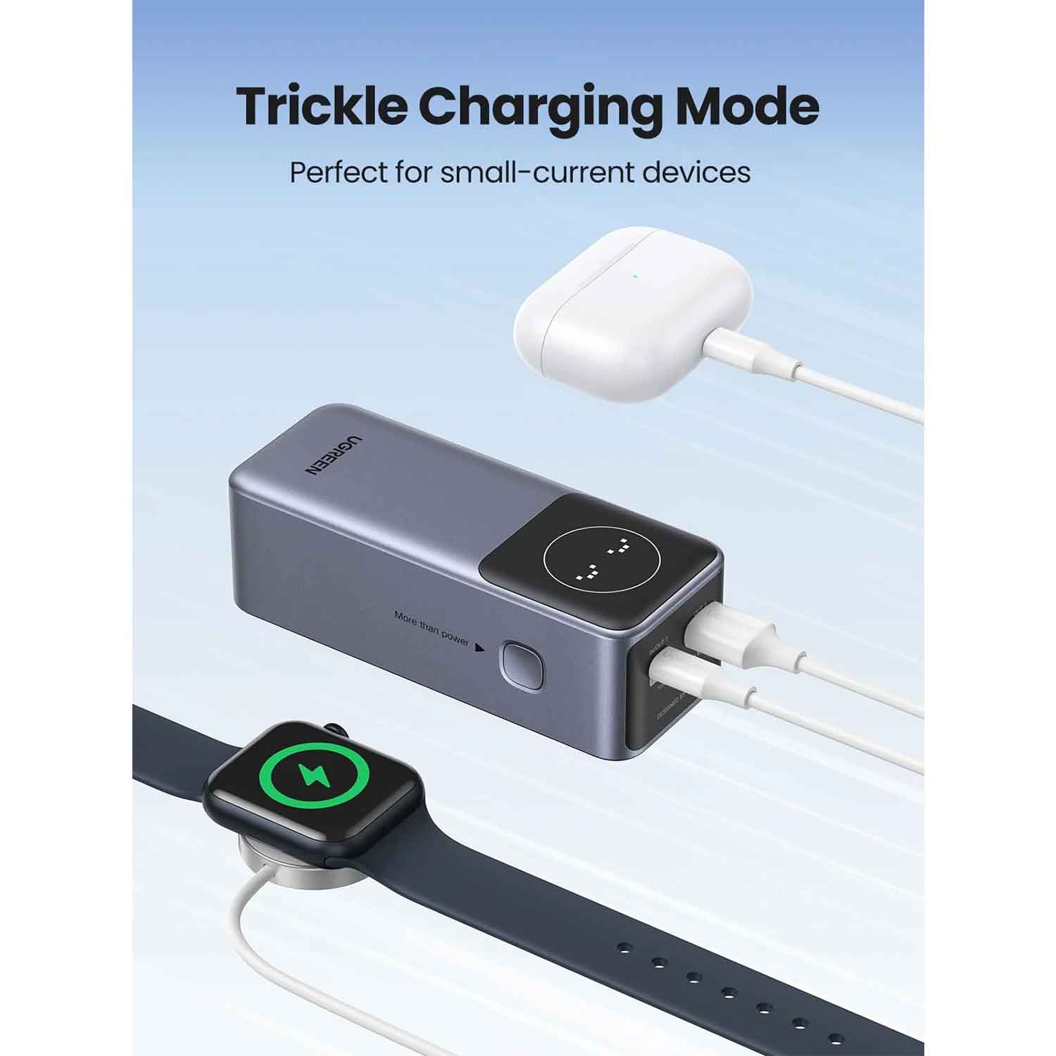 Power bank UGREEN PB724 12000mAh Magnetic Wireless 100W USB-C 35526 — 5