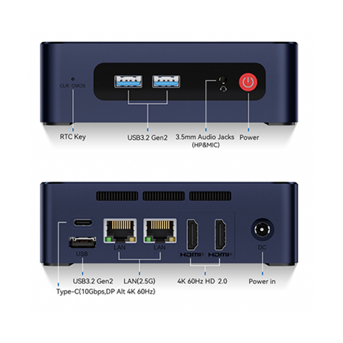Beelink Mini EQ12Pro Intel i3-N305 SSD WiFi 6 BT5.2 Win11 Pro — 2