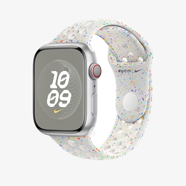 45mm Pure Platinum Nike Sport Band - M L — 2