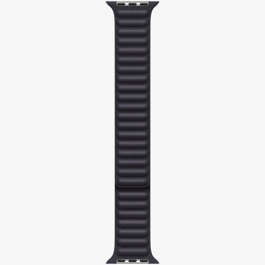 Band 41mm Leather Link - S M Ink — 2