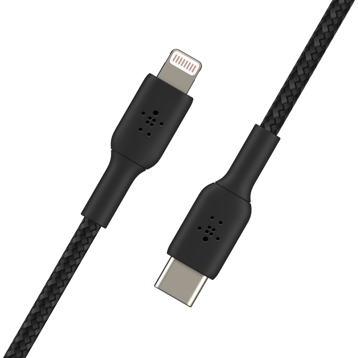 Belkin BRAIDED C-LTG BLK CAA004BT2MBK — 4