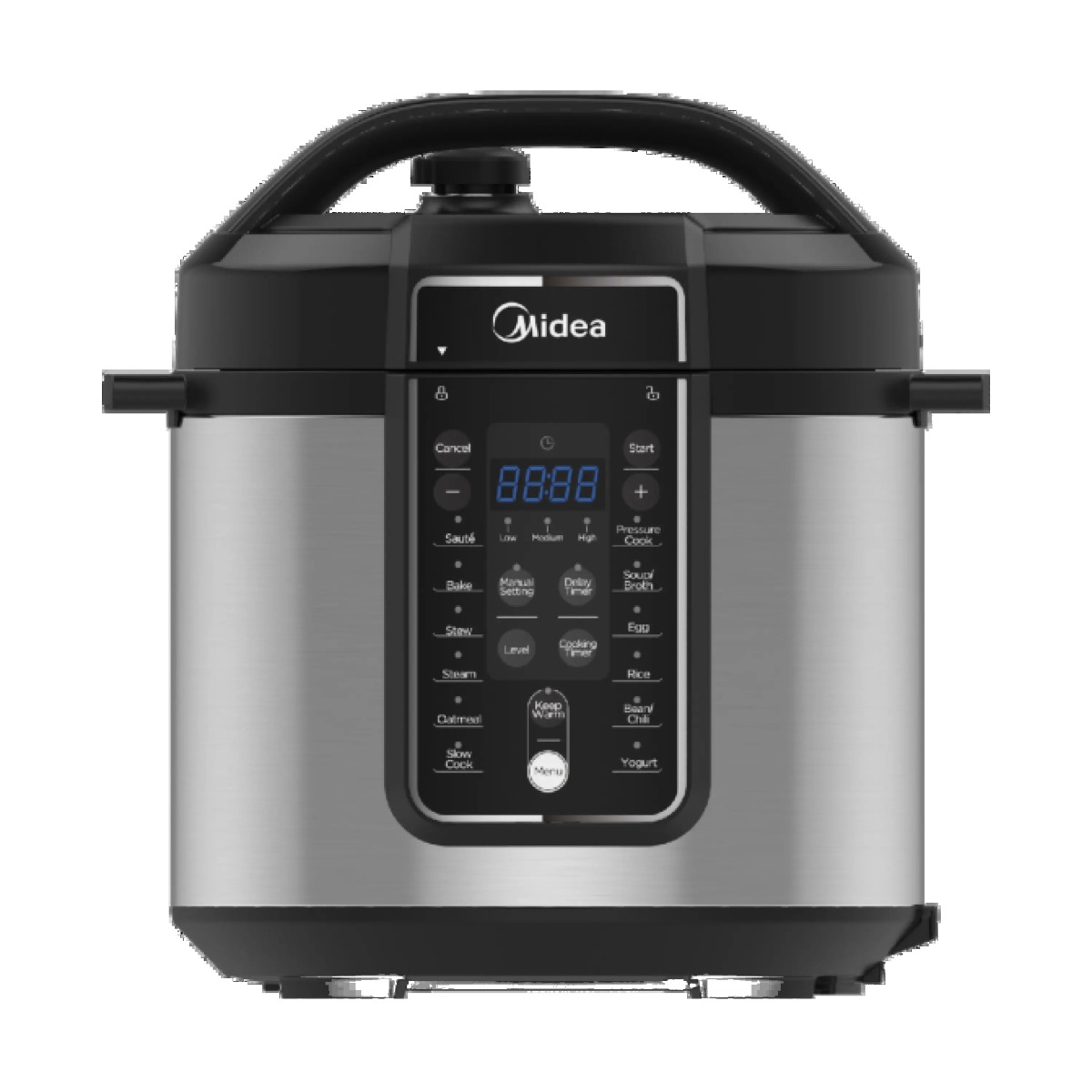 Midea Multicooker with Local Menu - 6 L MPC-6002SBSS-NPR