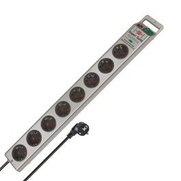 Super-Solid 13 500A Surge Protection Extension Lead 8-Way Brennenstuhl