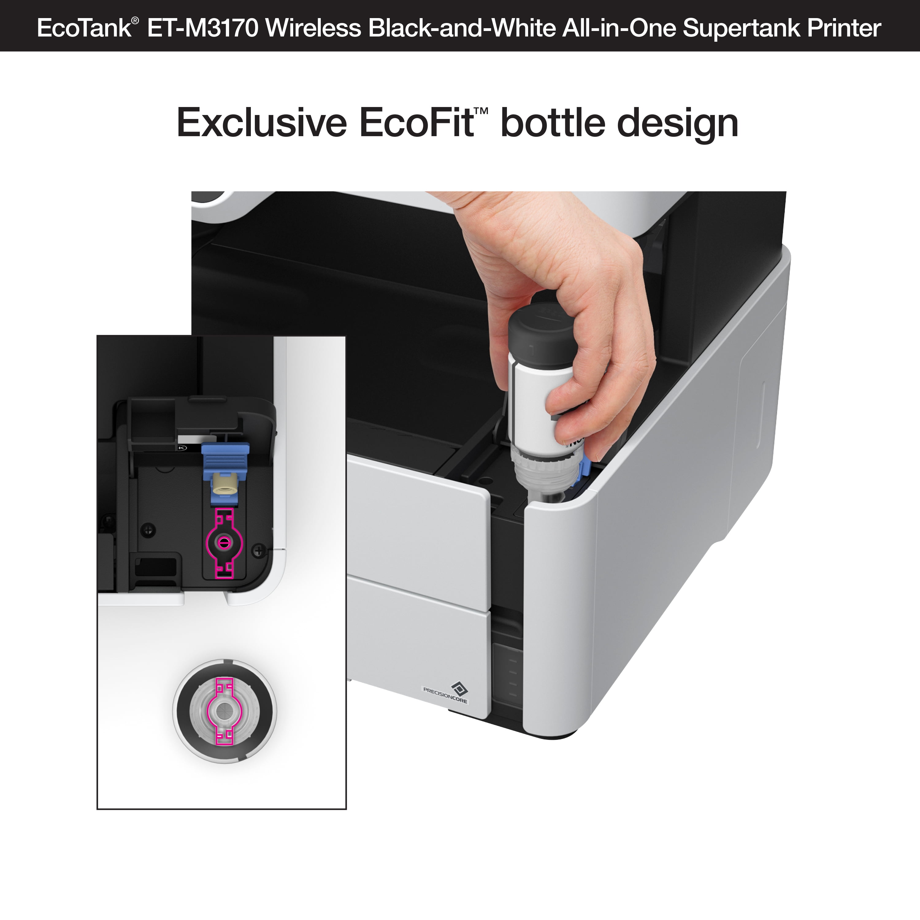 Epson EcoTank M3170 InkJet A4 Monochrome Multifunctional Printer — 5