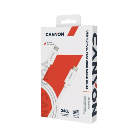 Canyon UC-44 USB-C to USB-C Usb Cable CNS-USBC44W — 2