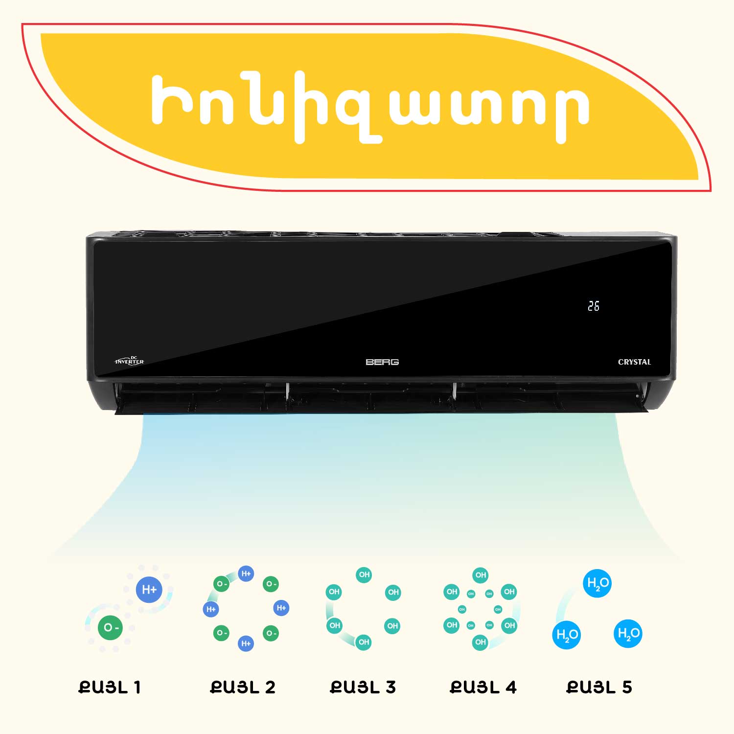 Air conditioner BERG CRYSTAL BGAC I-18 T — 5