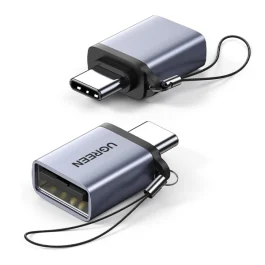 Network connector UGREEN TypeC to USB 3.0 A with Lanyard 50283 — 2
