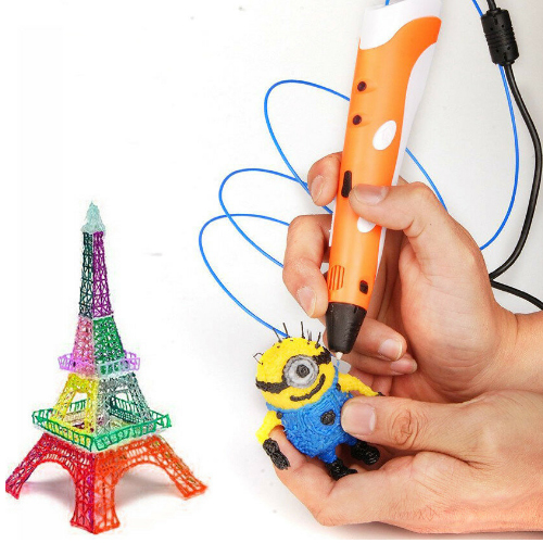 3D tpagrman pen 3D QY801 5m*10 Colors Pla filament — 3