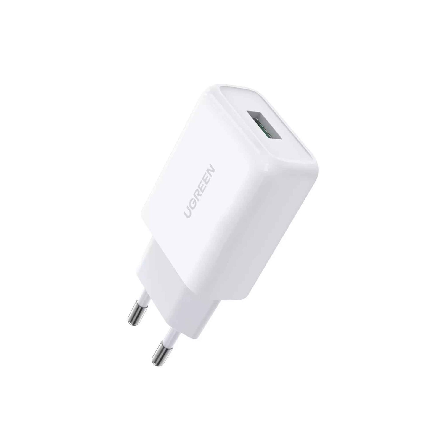 Power adapter UGREEN CD122 Fast Charging WH 10133 18W — 2
