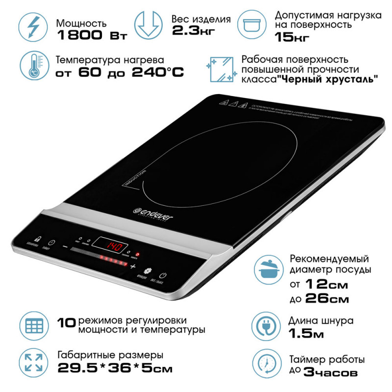 Electric cooker ENDEVER Skyline IP-65 — 3
