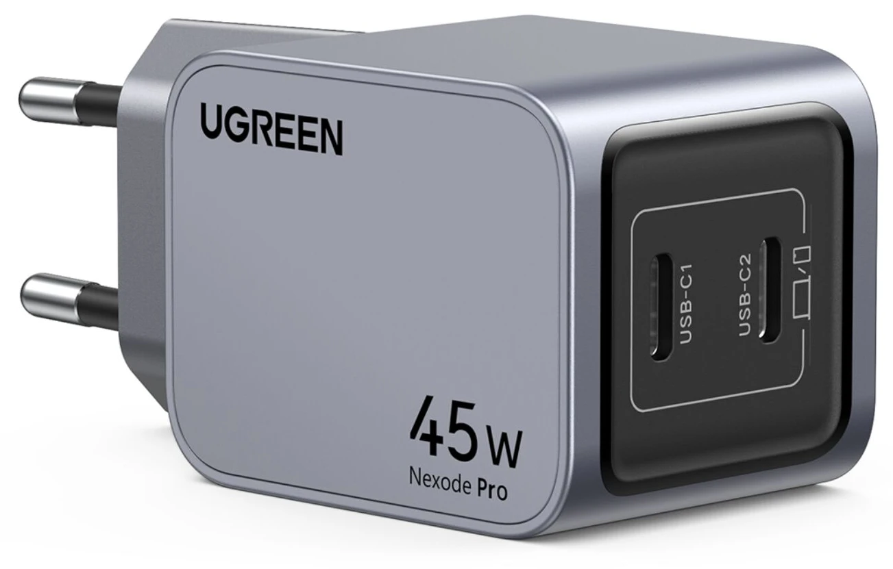 UGREEN Nexode Pro Charger EU 35008 220V to two USB-C and 5V 45Wt Charger 45W — 3