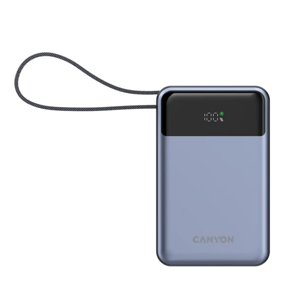 Power bank CANYON OnPower 600 20000mAh Bulit-in Cable PD 65W CNS-CPB600DG — 2
