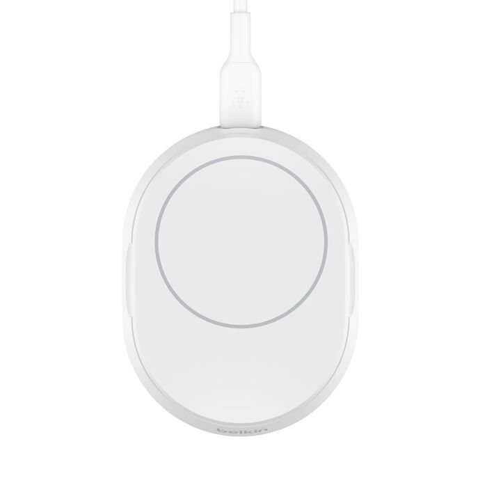 Belkin Folding Wireless Charging Stand With Qi2 Magnetic WIA008BTWH 15W — 3