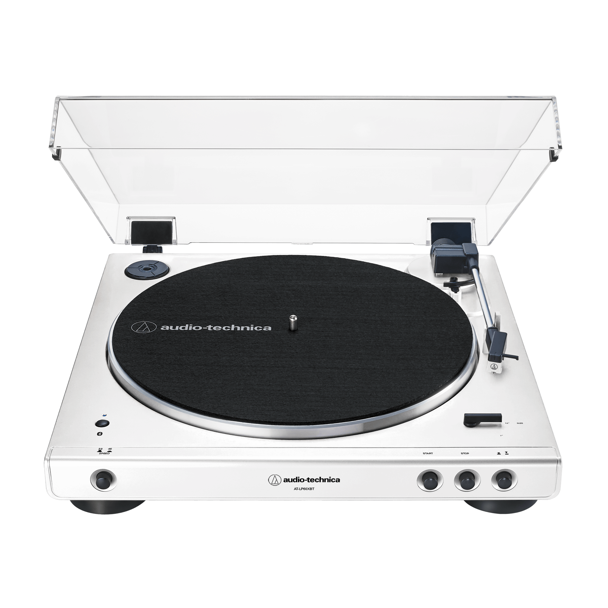Audio-technica AT-LP60XBTWH Fully automatic belt-drive turntable player with bluetooth in — 2
