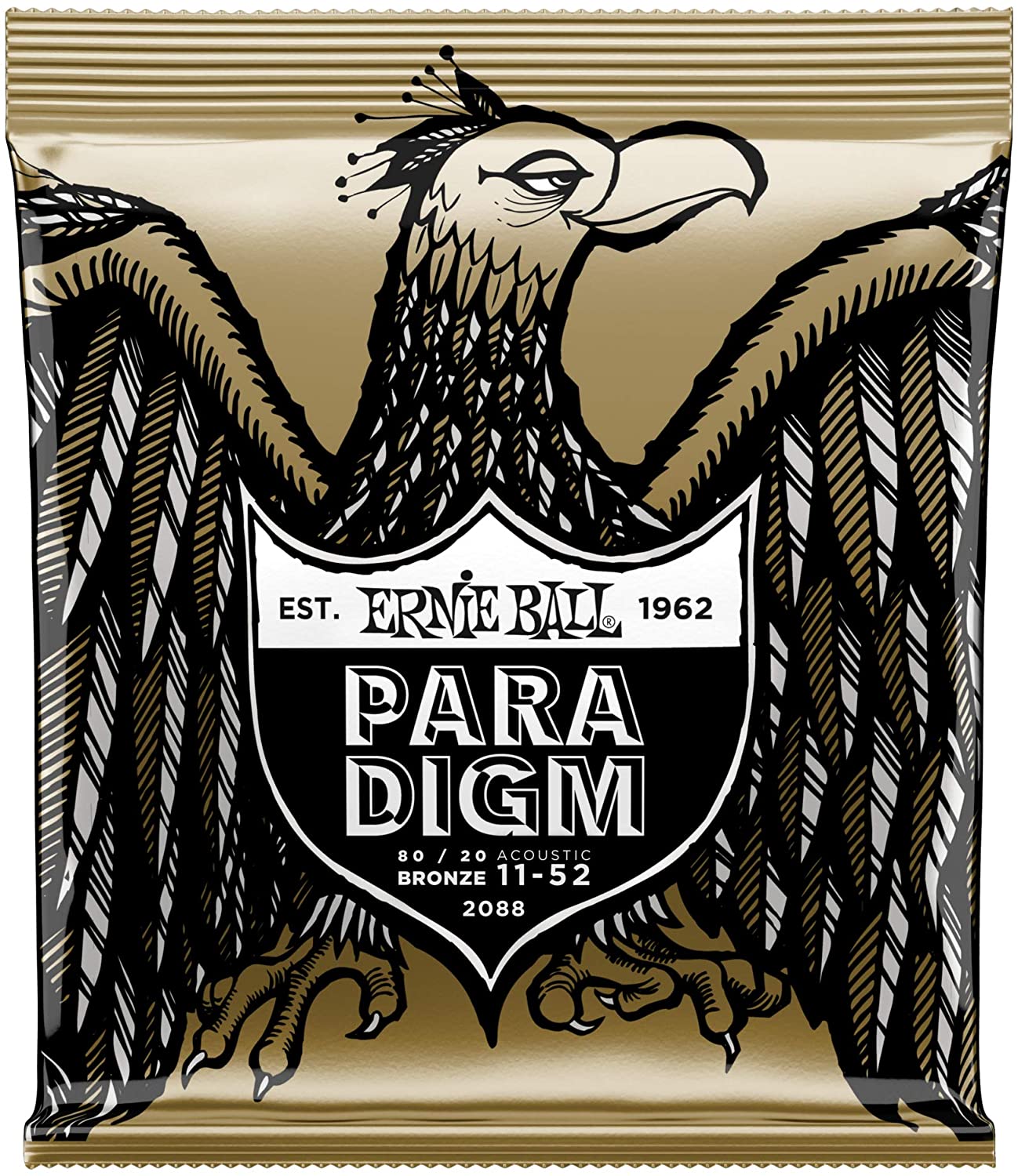 Ernie Ball 2088 Paradigm Light Acoustic Guitar Strings Set 11-52 — 2