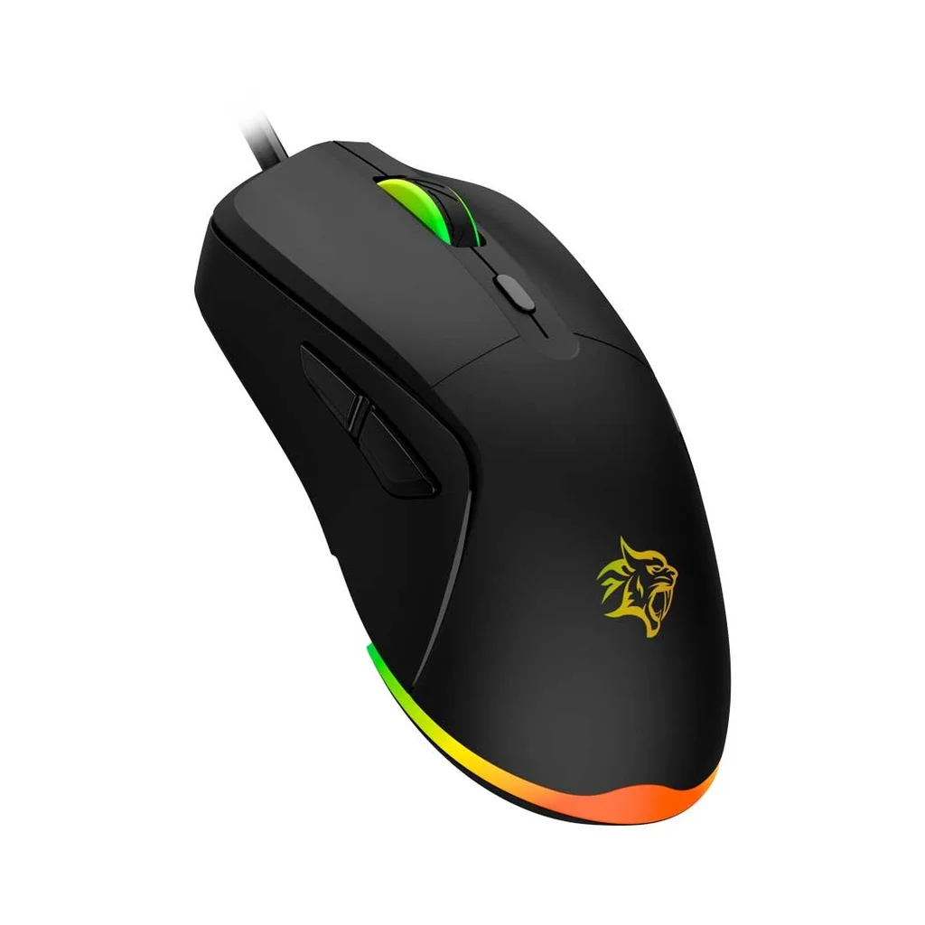 Porodo Gaming Wired Mouse DPI 7200 with RGB Light – — 2