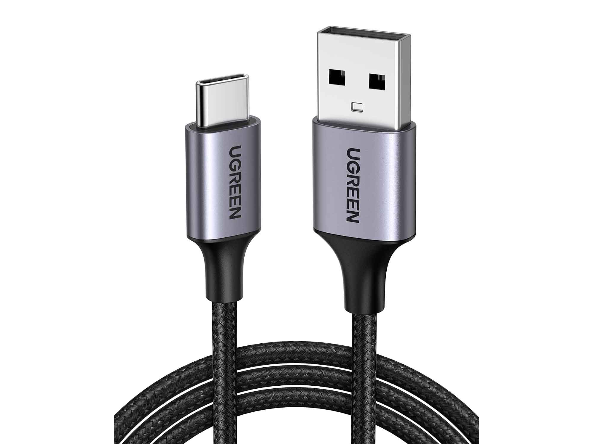 Cable UGREEN USB-A to Type-C nickel plating BK 60128
