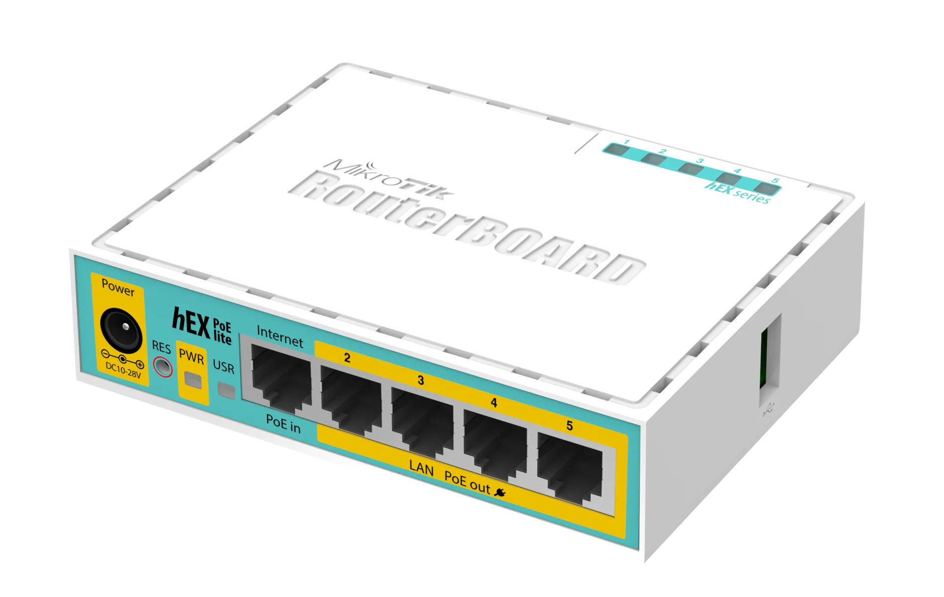 MIKROTIK RB750UP-R2 hEX PoE lite — 2