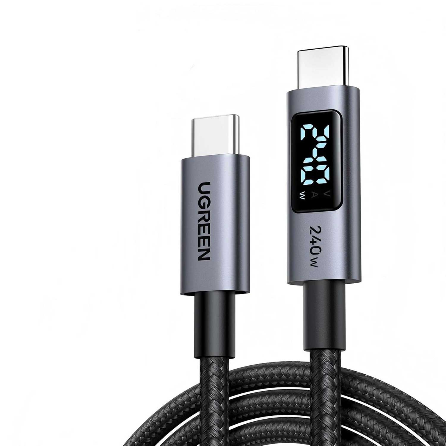 Cable UGREEN Type-C to Type-C PD Fast Charging 65866 240W — 2
