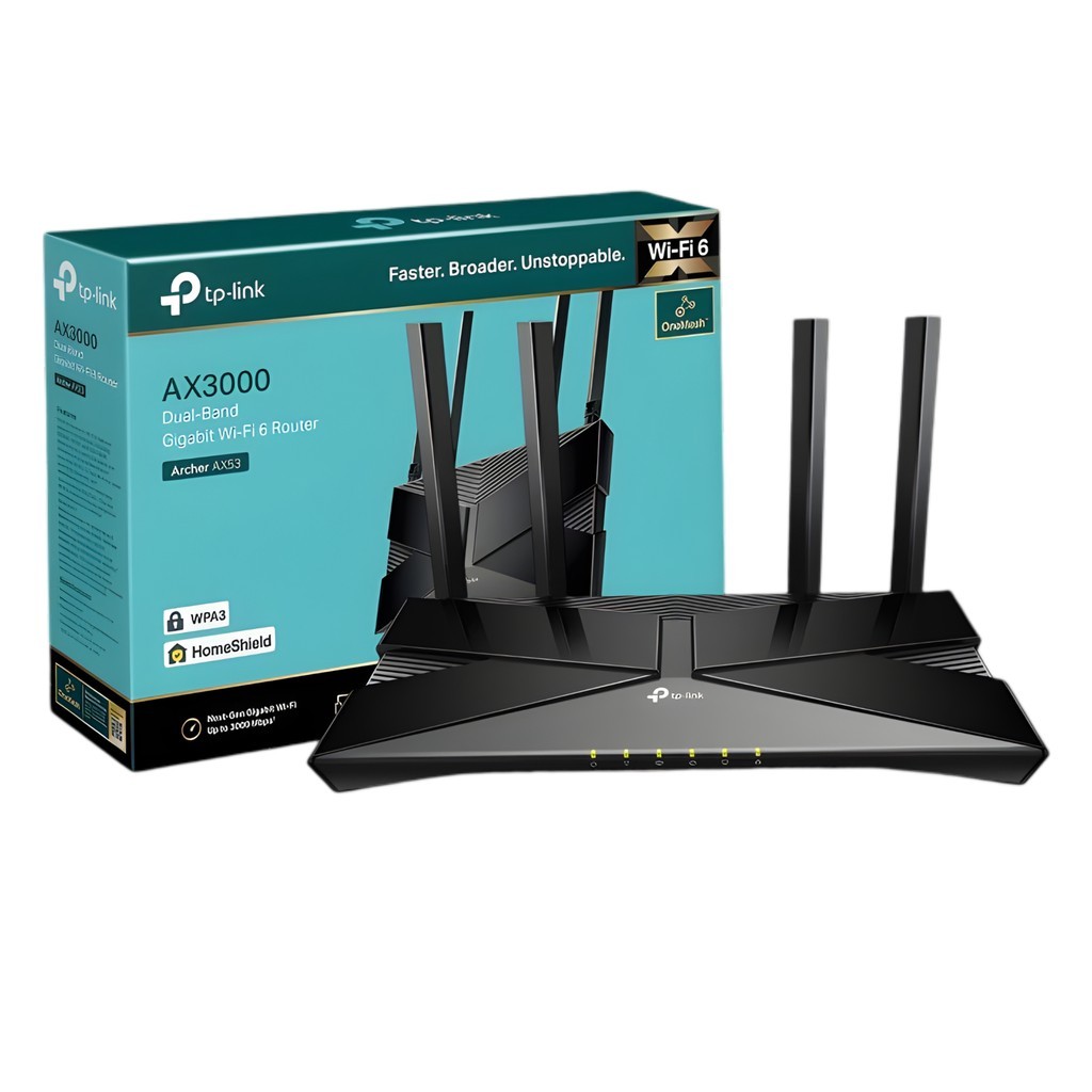 Dual Band WiFi 6 Gigabite router Tp-Link Archer AX53 AX3000 2402 574Mbps — 4
