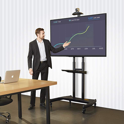 NB AVA1800-70-1P- TV Cart 55 - 90 AVA1800-70-1P-BLACK — 5