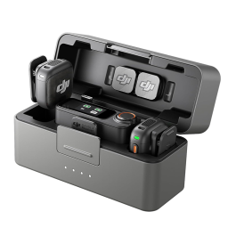 Mic 3 2 TX 1 RX Charging Case Wireless Microphone for iPhone Camera Android Ultralight