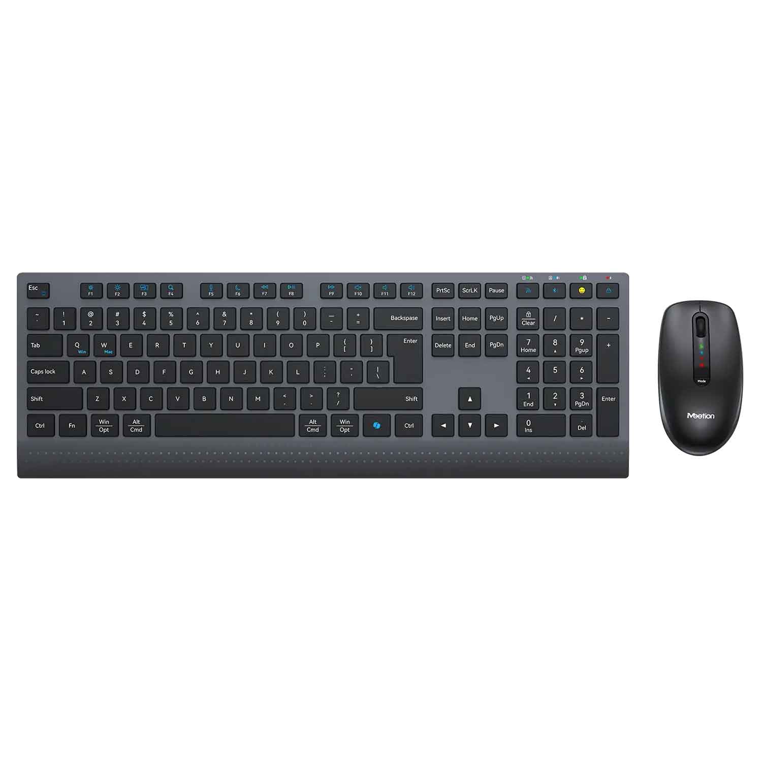 C2000 Wireless + Bluetooth Keyboard and Mouse Combo — 2
