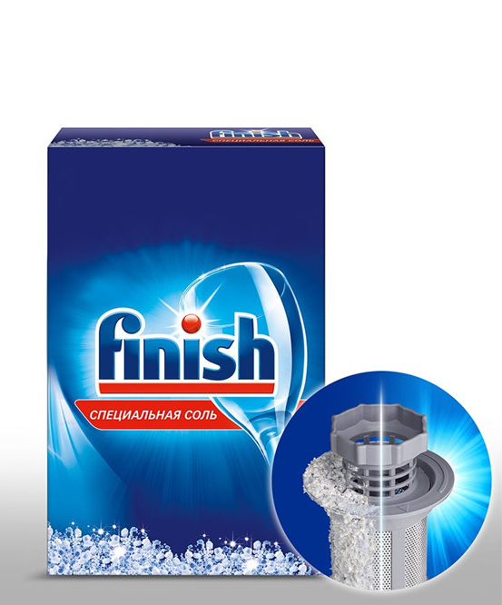 Dishwasher salt Finish 1.5 kg — 2