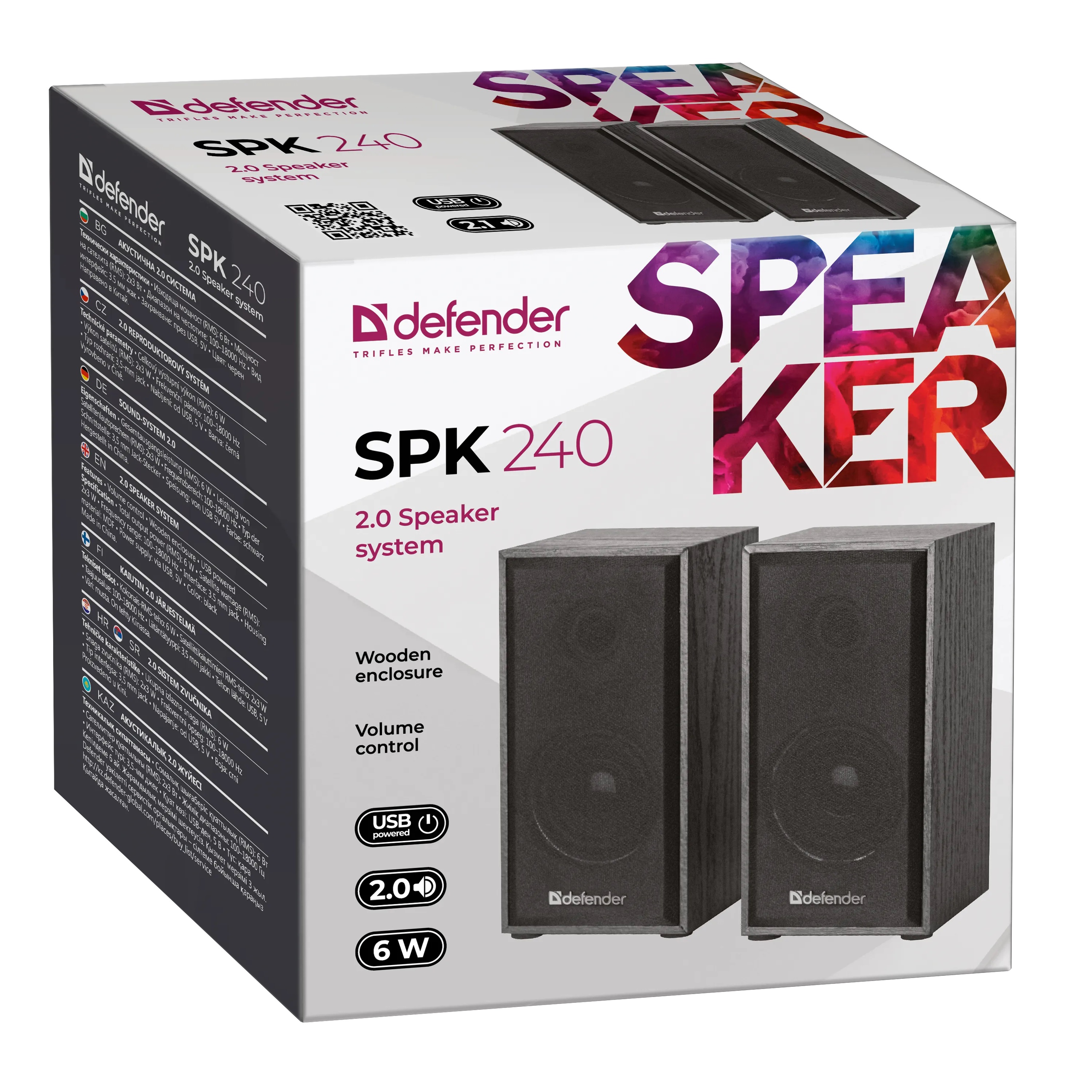 Defender Speaker SPK 240 USB 2.0 — 2