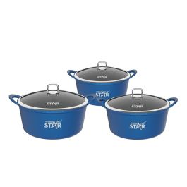 Pot set WINNING STAR Die-Cast Alu Alloy Non-Stick Soup Pot Set ST-5211