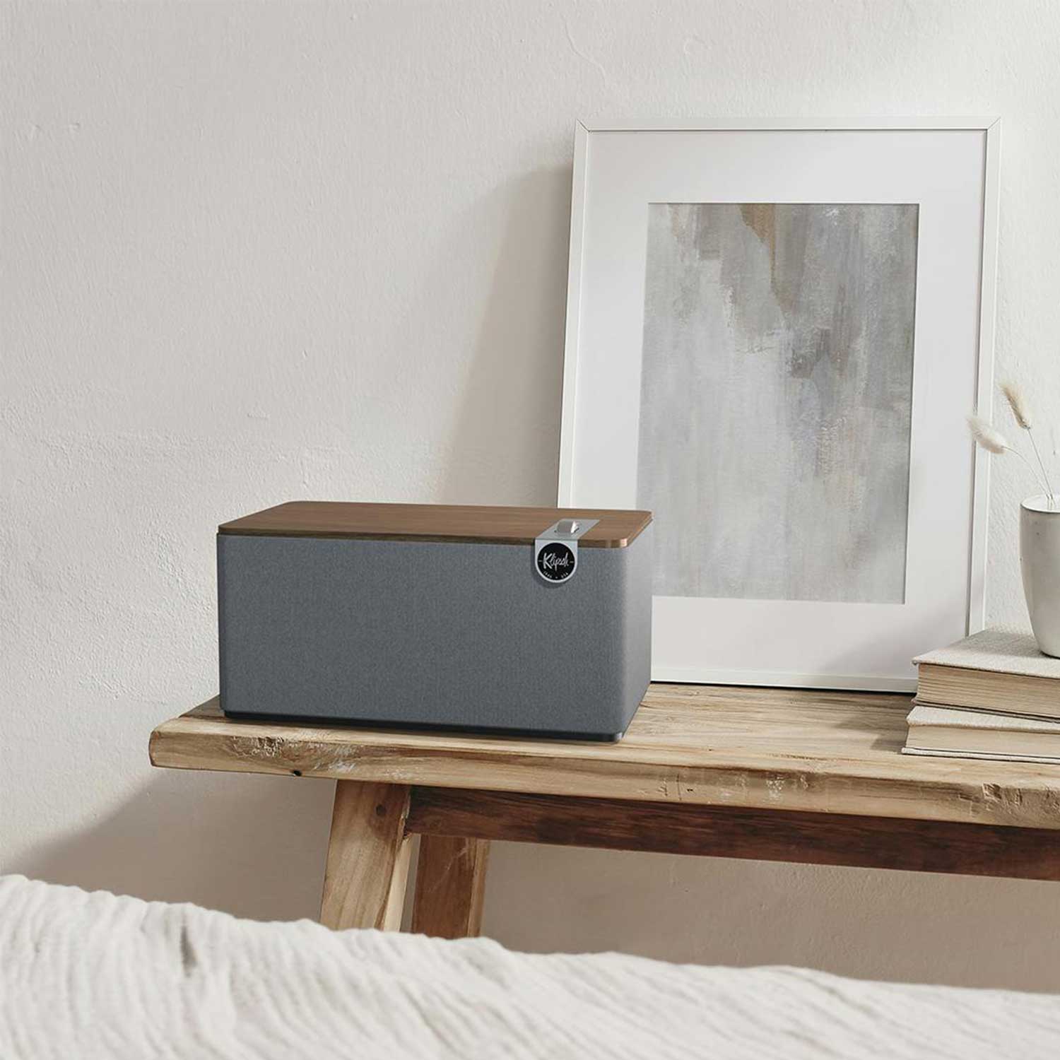 Bluetooth speaker Klipsch The Three Plus Walnut — 7