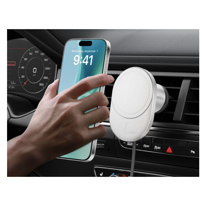 Belkin Qi2 15W Car Vent Mount WIC008BTGR-NCV2 — 5