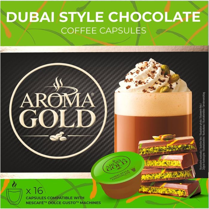 Aroma Dubai style chocolate 16 capsules — 2