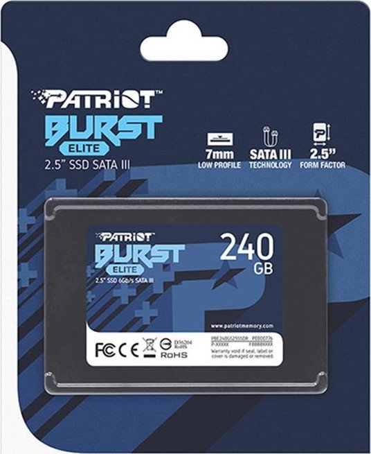 Patriot SATA SSD PBE240GS25SSDR — 5