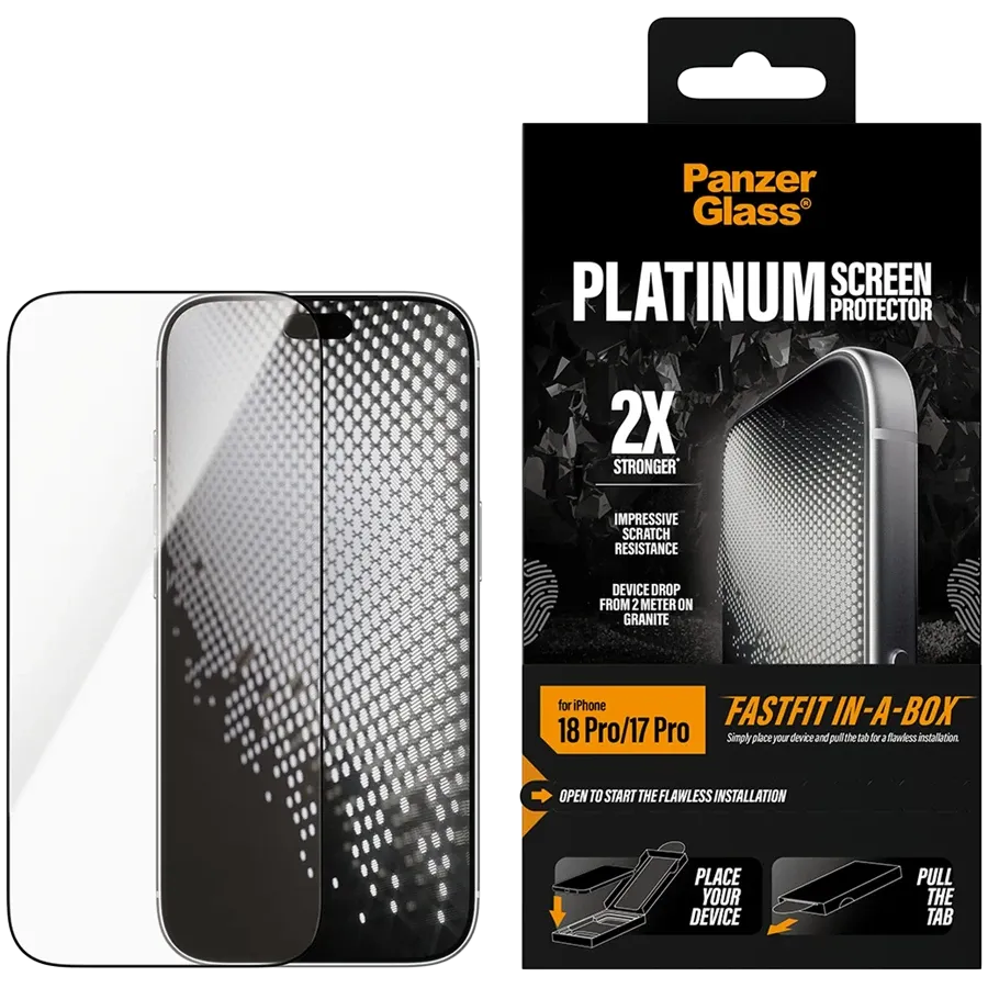 PANZERGLASS Safety Glass for iPhone 17 Pro 18 Pro — 6
