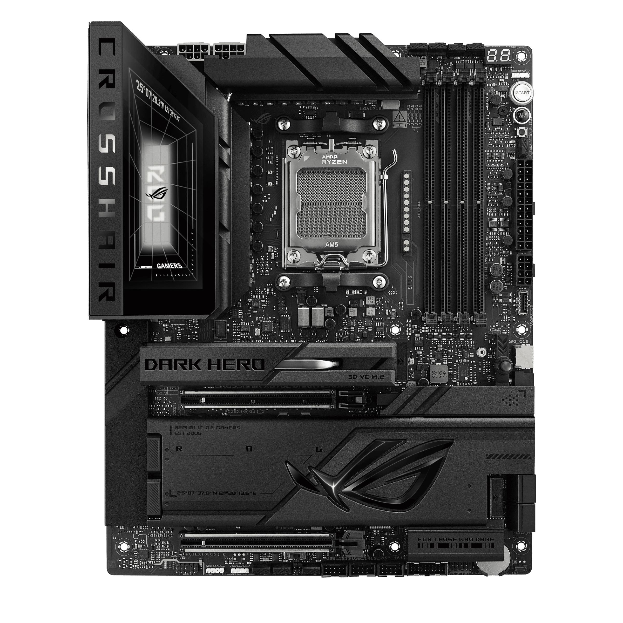 ROG CROSSHAIR X870E DARK HERO AM5 ready 1NT0