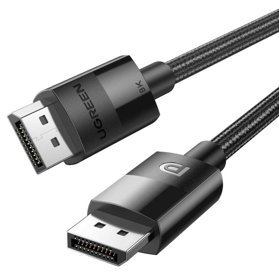 Cable UGREEN DP114 DisplayPort 1.4 8K BK 80390 — 3