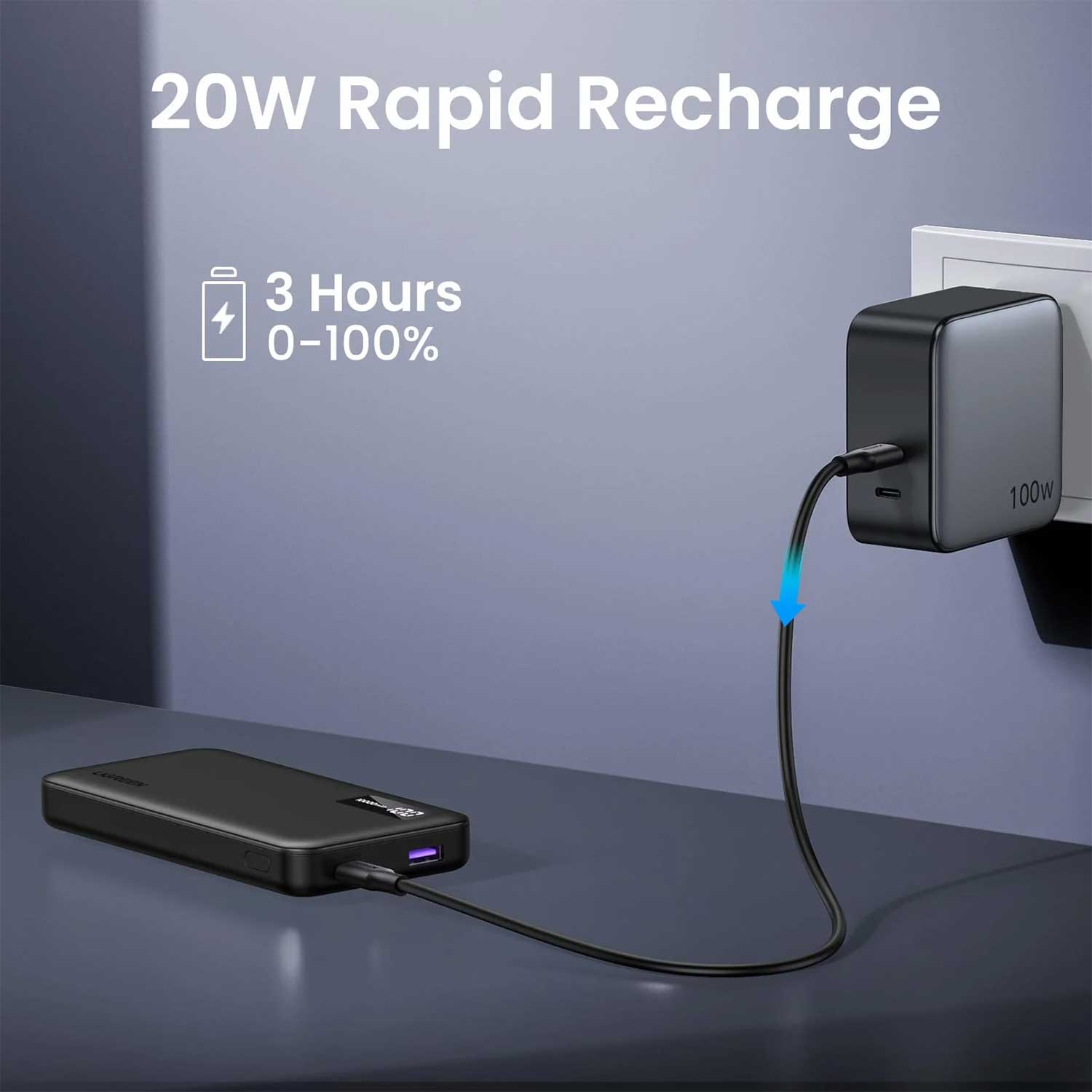 Power bank UGREEN PB311 10000mAh 22 W PD 3.0 25742 — 4