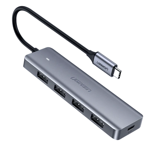 UGreen 4-Port USB 3.0 Hub with USB-C Power Supply 70336 — 2