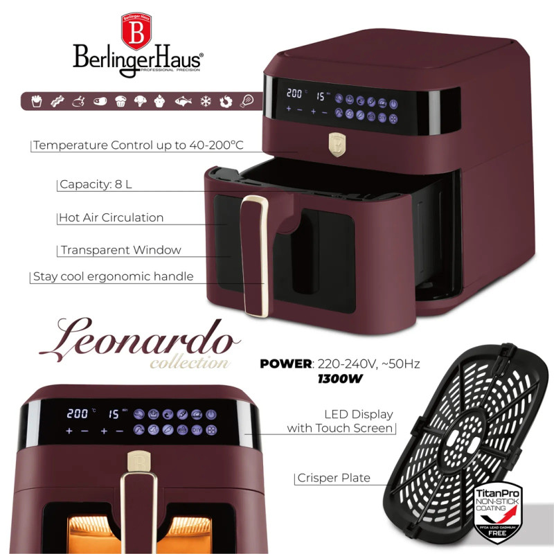 Air grill BERLINGER HAUS BH 9687 Leonardo — 6