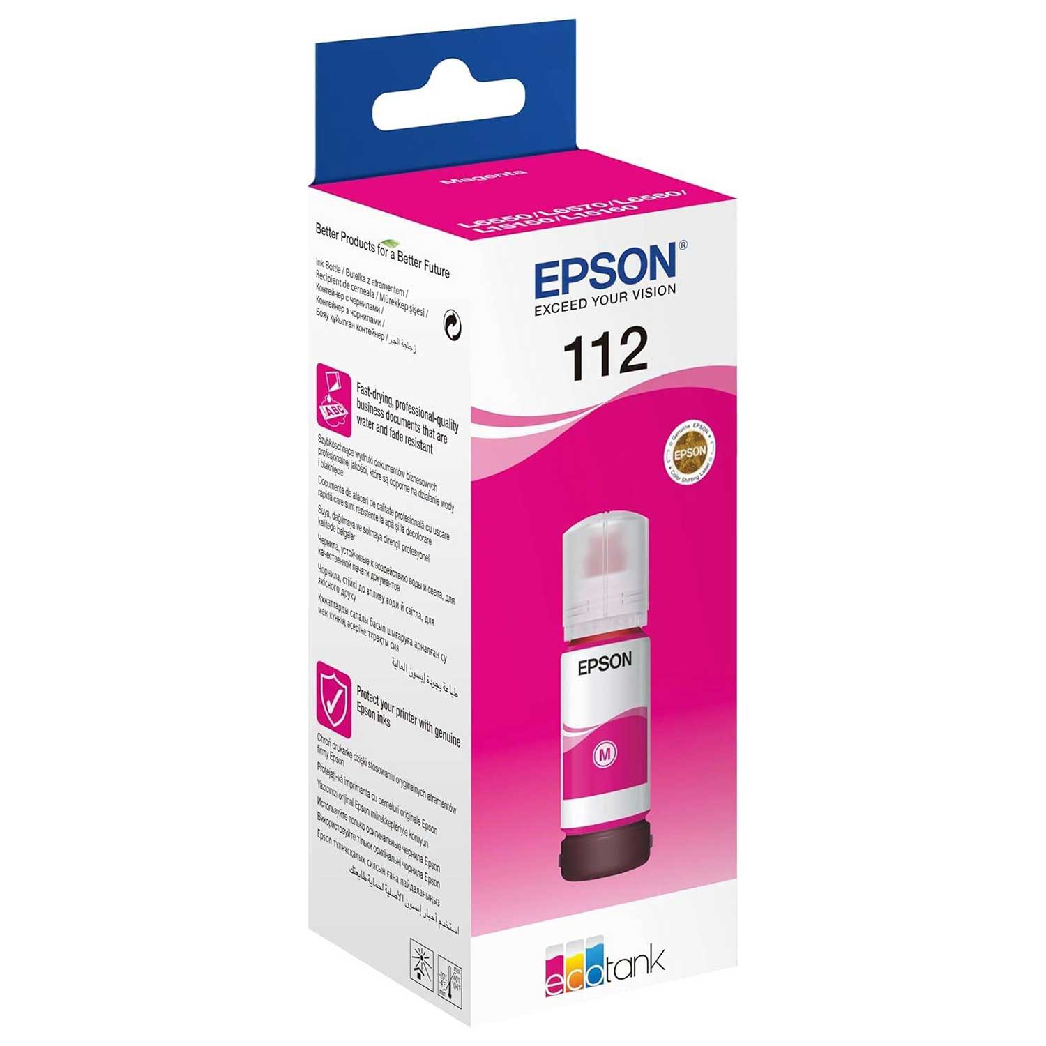 Cartridge and ink Epson 112 Magenta C13T06C34A — 2
