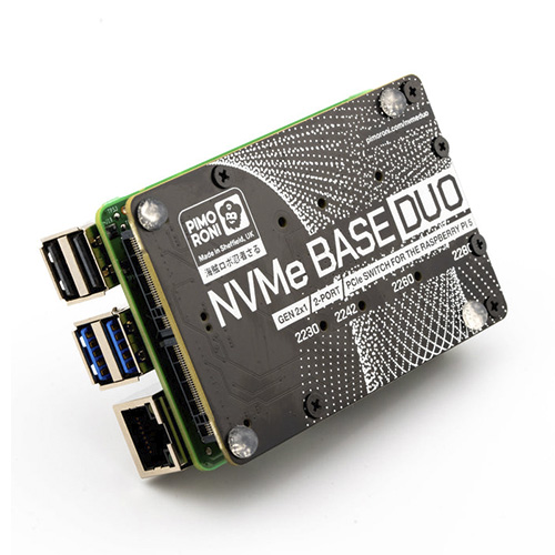 NVMe Base Duo for Raspberry Pi 5 Computer — 2