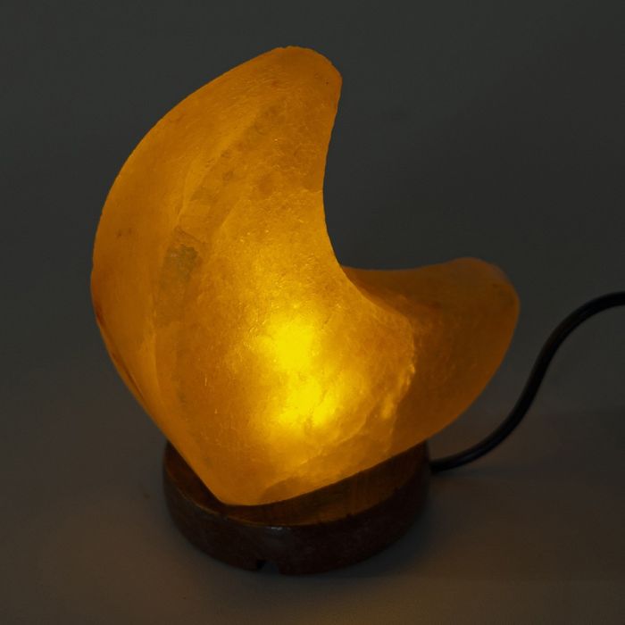 Barry Salt lamp Luna with USB — 2