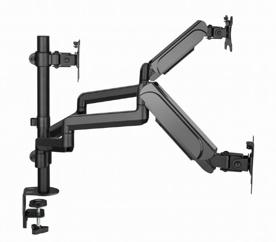 Gembird MA-DA3-01 VESA Arm Stand for 3 Monitors — 2